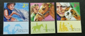 Israel Animal Assisted Therapy 2009 Dog Horse Dolphin Disabled Marine (stamp MNH