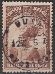 Belgian Congo; 1931: Sc. # 148; Used Single Stamp