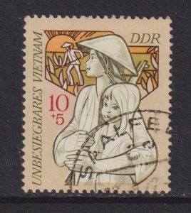 German Democratic Republic DDR #B161 used 1971 North Vietnam  mother and child