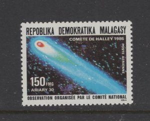 Madagascar #C184  (1986 Halley's Comet issue) VFMNH CV $1.25