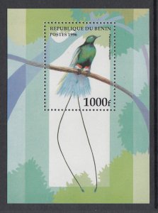 Benin 896 Bird Souvenir Sheet MNH VF