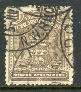 Southern Rhodesia 1905 British South Africa 2d SG #79 VFU A580