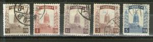 Manchukuo 37-42 used