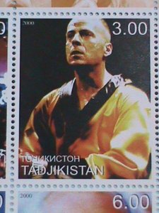 TAJIKISTAN  STAMP:2000 GEORGE CLOONEY MNH STAMP SHEET.  MING NOT HING WIITH ORI