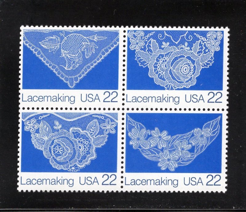 2351-2354 Lacemaking, MNH blk/4