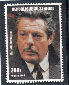 Senegal 1998 MARCELLO MASTROIANNI Italian Actor 1 value Perforated Mint (NH)