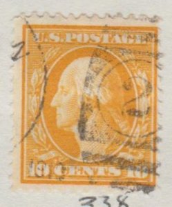 U.S. Scott #338 Washington Stamp - Used Single