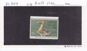 KAPPYSSTAMPS 19804 RW53  1986   FEDERAL DUCK STAMP MINT NH XF BELOW FACE VALUE