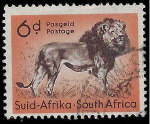 South Africa 1954 #207 Used