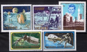 ZAYIX -Yemen (Kingdom) 191A-195A MNH Space Research John F. Kennedy 081622S39