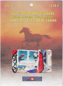 Canada - Canada Post Jan. - March 2002 Quarterly Pack - Sealed