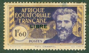 FRENCH EQUATORIAL AFRICA (RL) 2543 CV $4.00 BIN $1.95