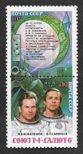 SMI) 1981 URSS, SPACE, B2 VERTICAL, INT WITH HUEDA MARK