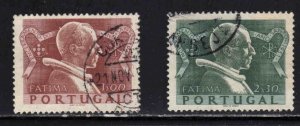 Portugal # 733-34 ~ Used  (1951)