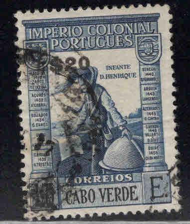 Cabo Verde Scott 289 Used Surcharged stamp