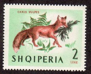 Albania 724 - Mint-H - Red Fox (cv $0.85)
