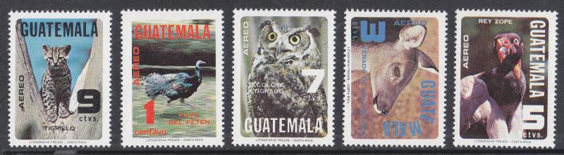 Guatemala Scott# C675-C679 MNH