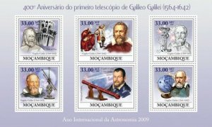 Mozambique 2009 MNH - 400th Anniversary of the Telescope of Galileo. Sc 1888