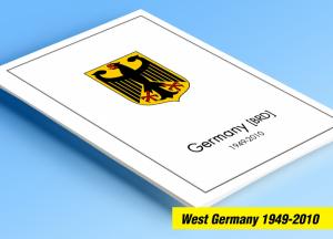 COLOR PRINTED GERMANY 1949-2010 STAMP ALBUM PAGES (269 illustrated pages)