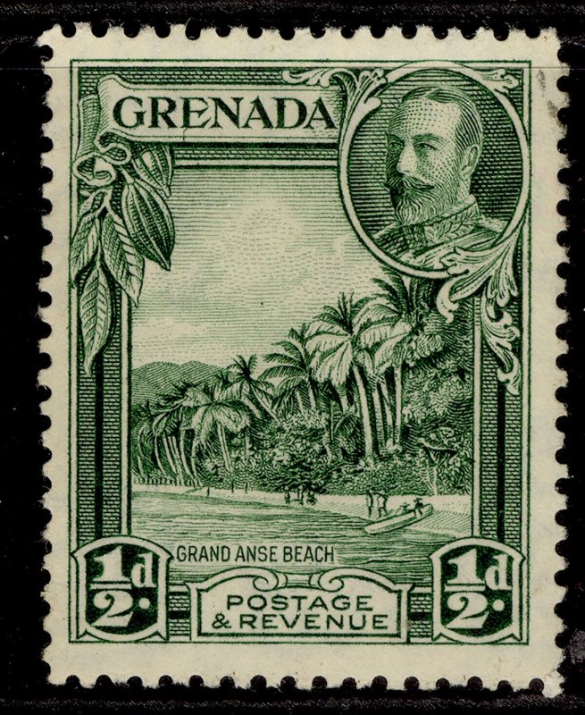 GRENADA GV SG135, ½d green, FINE USED.