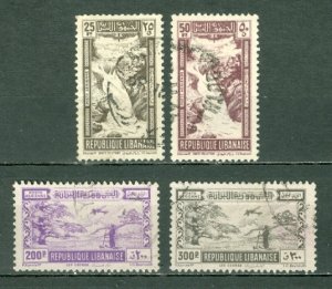 LEBANON 1945 AIR #C97-100 SET USED NO THINS...$26.00