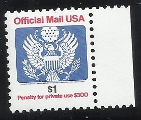 O151   $1 Official  MNH F/VF Centering