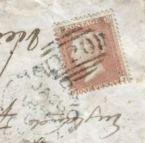 GB ERROR OF NUMERAL Cover Ringwood *120* Hants 1d Red Forwarded Limerick MS2328