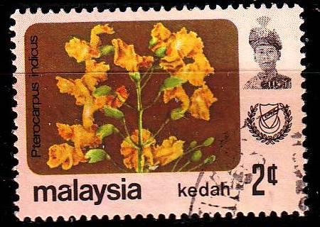 MALAYSIA [Kedah] MiNr 0114 II ( O/used ) Pflanzen
