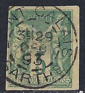 France SQUARE CUT VFU 187A