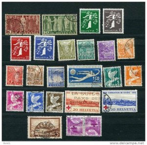 Switzerland 1934-9 Accumulation Used/Unused