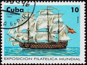 1996 Cuba Scott Catalog Number 3742 Used