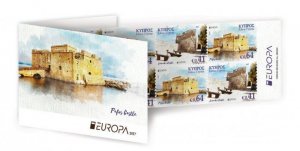 Cyprus 2017 Europa CEPT Castles booklet MNH