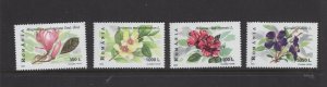 Romania #4278-81 (1999 Flowers set) VFMNH CV $2.25