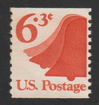 SC# 1518 - (6.3c) - Liberty Bell, perf 10 V, used single