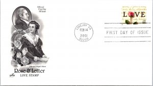 FDC 2001 SC #3497 Grey Artcraft Cachet - Lovejoy, GA - Single - J2782