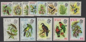 FIJI SG459/73 1972-4 BIRDS DEFINITIVE SET WMK SIDEWAYS MNH