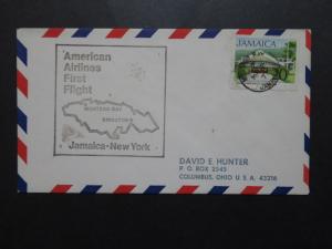Jamaica 1977 American Airlines F26-107 Flight Cover - Z9775