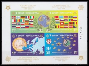 2005 Bosnia Herzegovina 419-22/B27b 50 years of the European Union 60,00 €