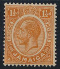 Jamaica SG 59 SC# 62  MVLH   Brown Orange   see details