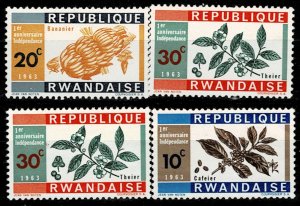 RWANDA 1963 INDEPENDENCE  MNH