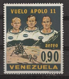 Venezuela # C1019  Apollo 11 Astronauts  (1)  Mint NH