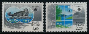 Finland 735-6 MNH EUROPA, Seal, Environmental Conservation
