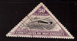 MOZAMBIQUE COMPANY Scott 172 Used triangle airplane stamp