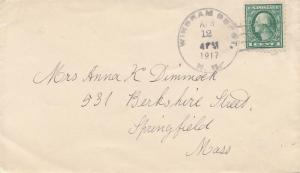 United States Hampshire Windham Depot 1917 4a-bar  1865-1956.