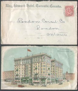 Canada-cover #6068 - 2c Edward-advertising-York Cnty-West Toronto,Ont-Aug 4 1910