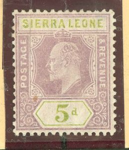 Sierra Leone #97 Unused Single (King)