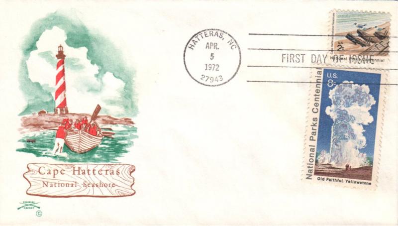 #1450 Cape Hatteras Colonial FDC