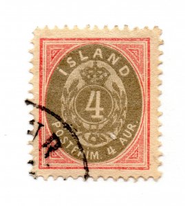 Iceland - Sc# 23 Used        -        Lot 1022516