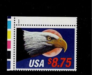 US Scott #2394, Plate #1 Single 1988 Eagle & Moon $8.75 VF MNH
