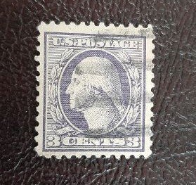 US Scott # 529; used  from 1918; F/VF  centering